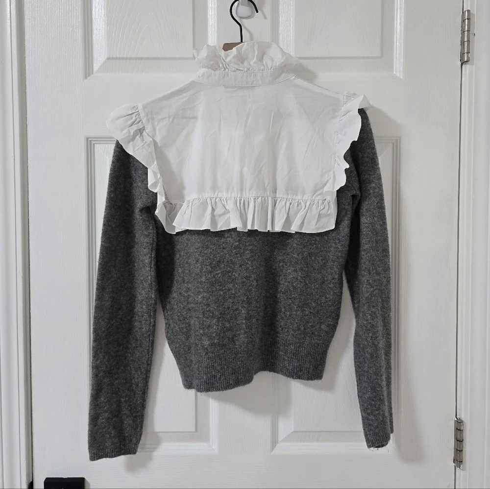 Zara Combination Knit Sweater Top Size  M - Picture 7 of 8